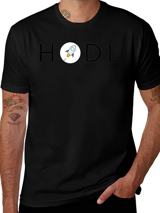 HODL Rocket T-Shirt - Crypto Investor Apparel