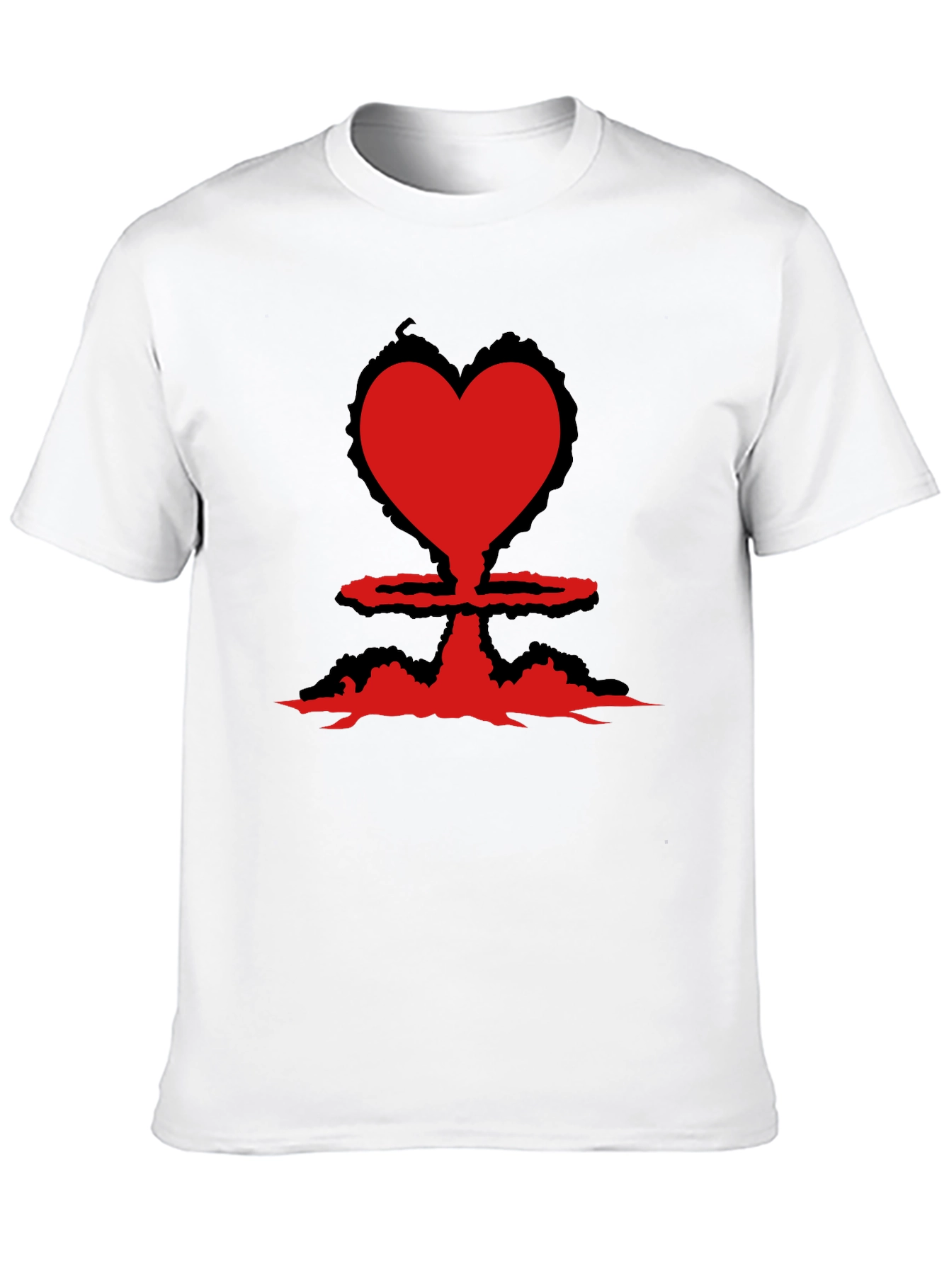 Heart Bomb Tee - Nuclear Love Black T-Shirt