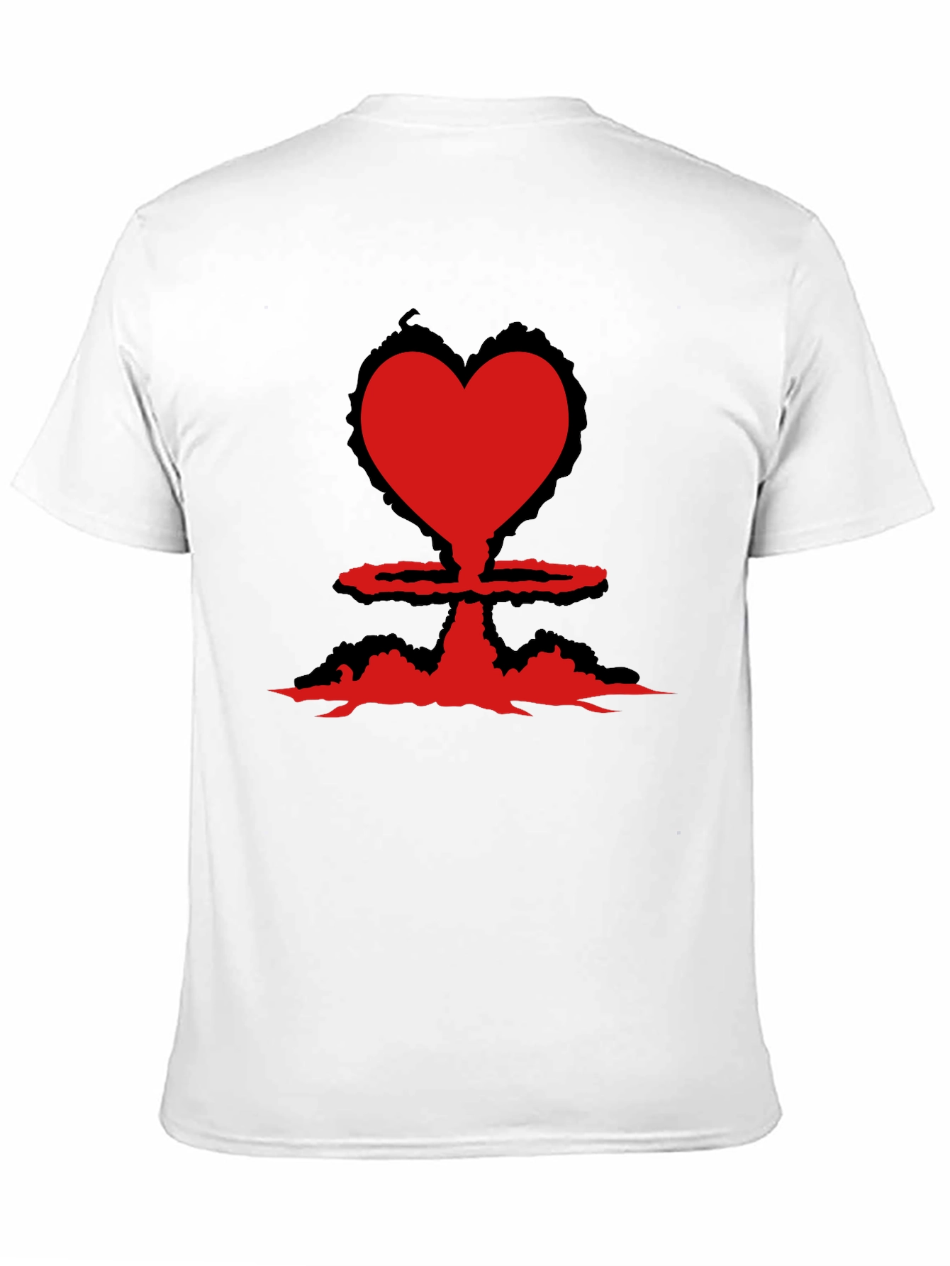 Heart Bomb Tee - Nuclear Love Black T-Shirt