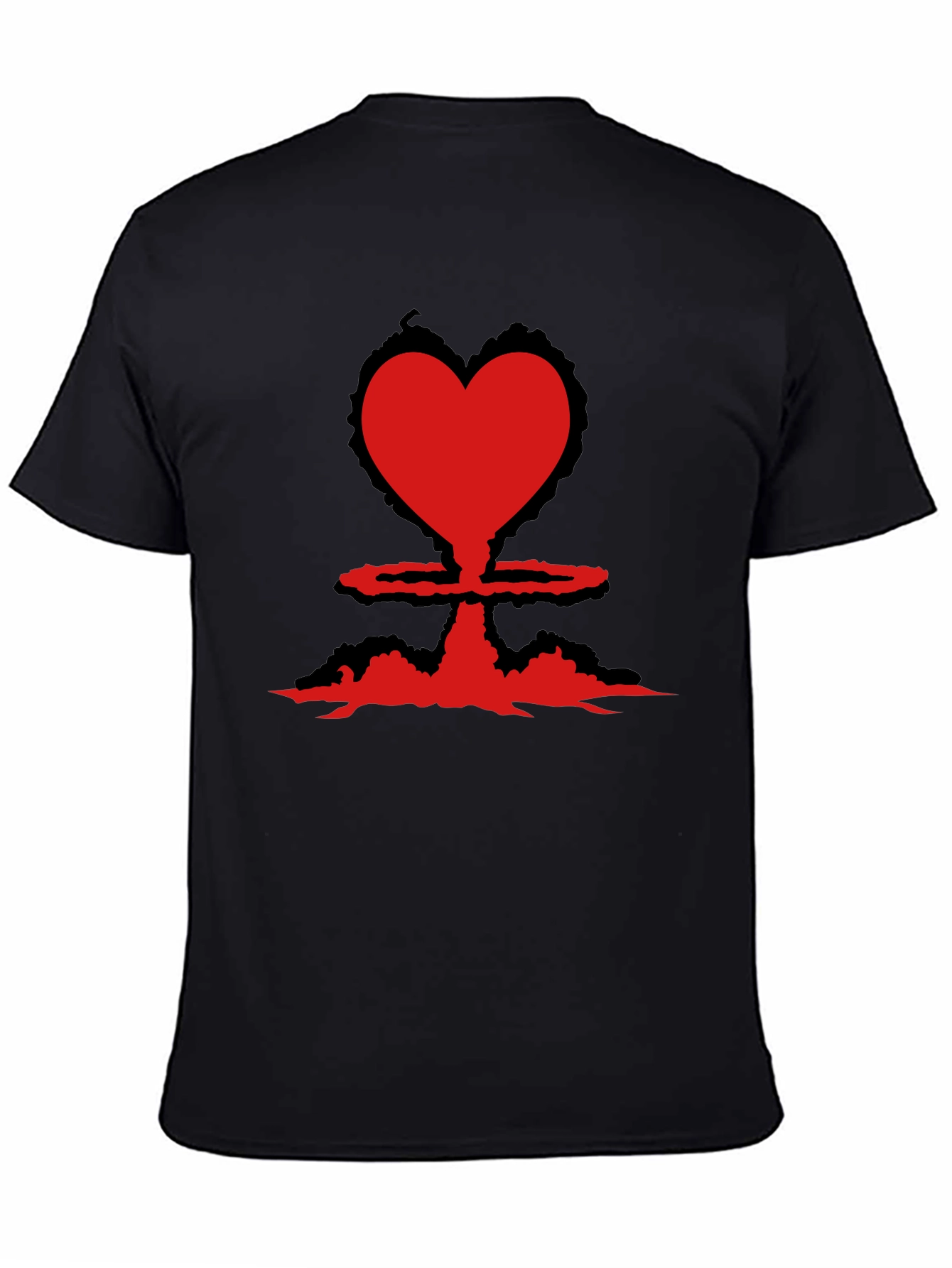 Heart Bomb Tee - Nuclear Love Black T-Shirt