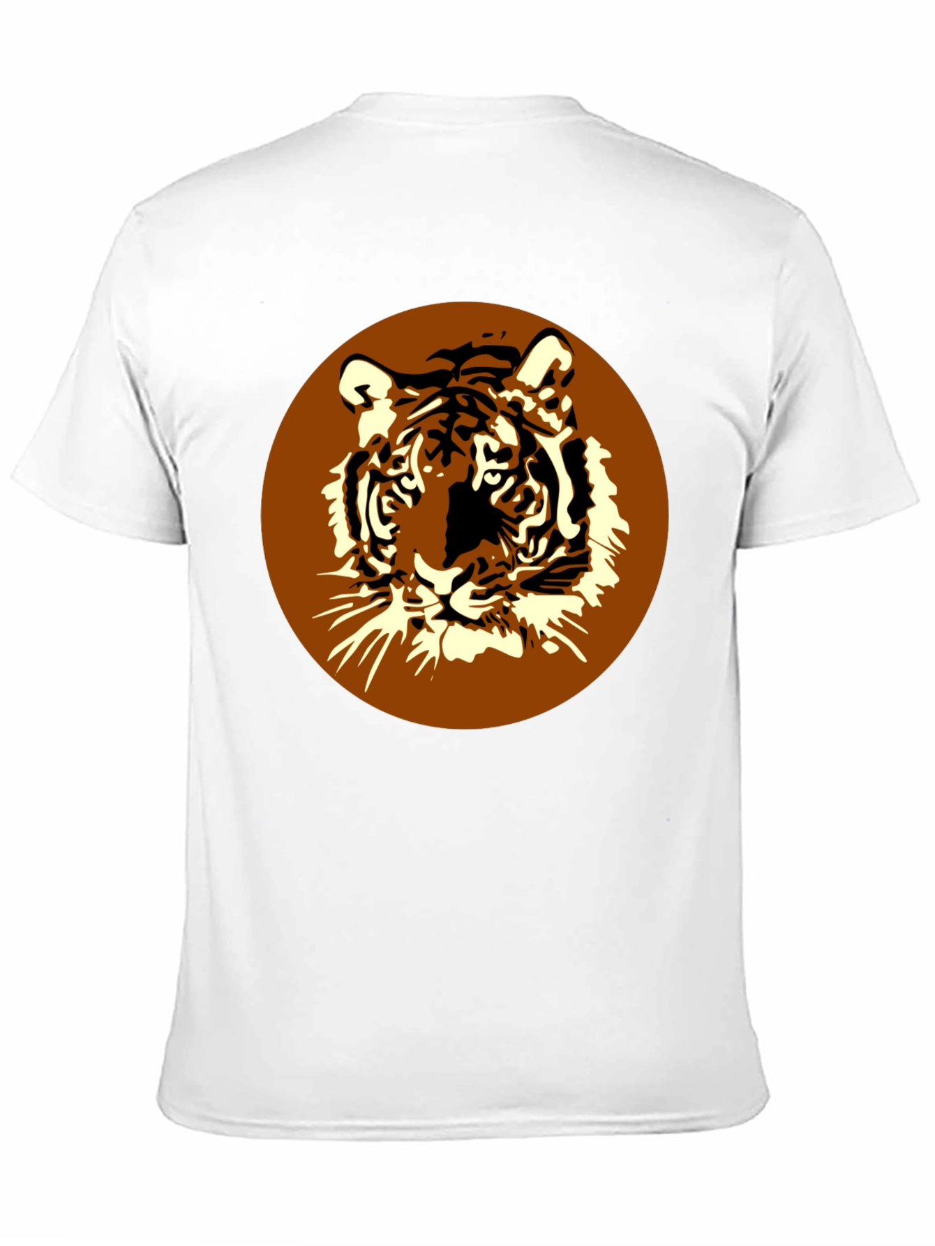 Tiger Graphic Black T-Shirt - Classic Crew Neck