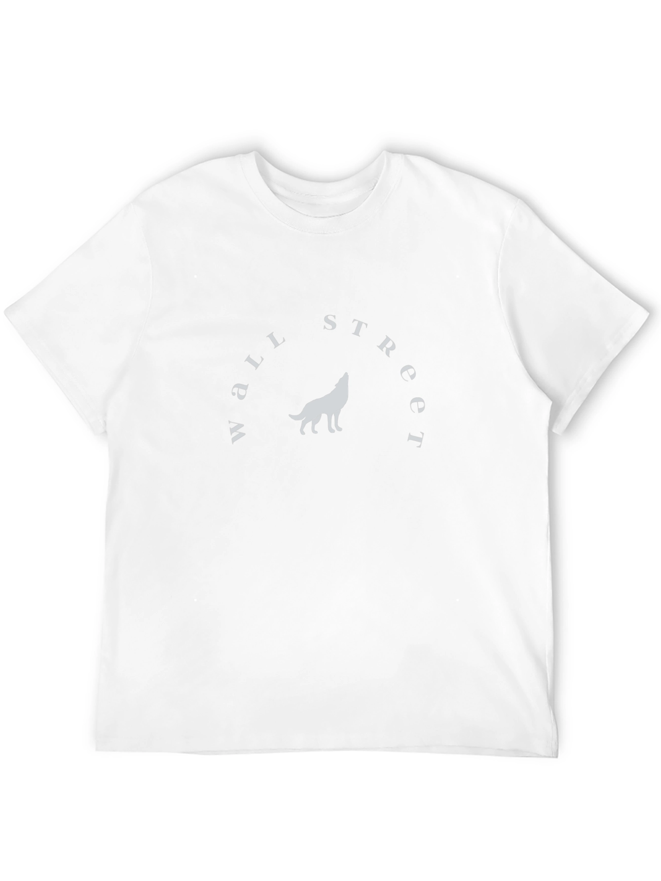 Wall Street Wolf Graphic Tee - Stylish Black T-Shirt