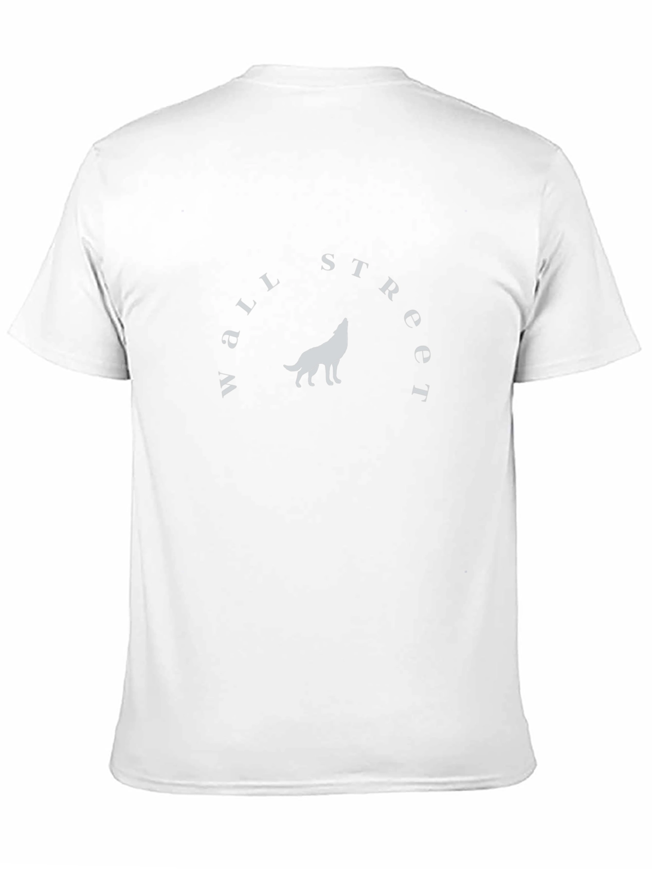Wall Street Wolf Graphic Tee - Stylish Black T-Shirt