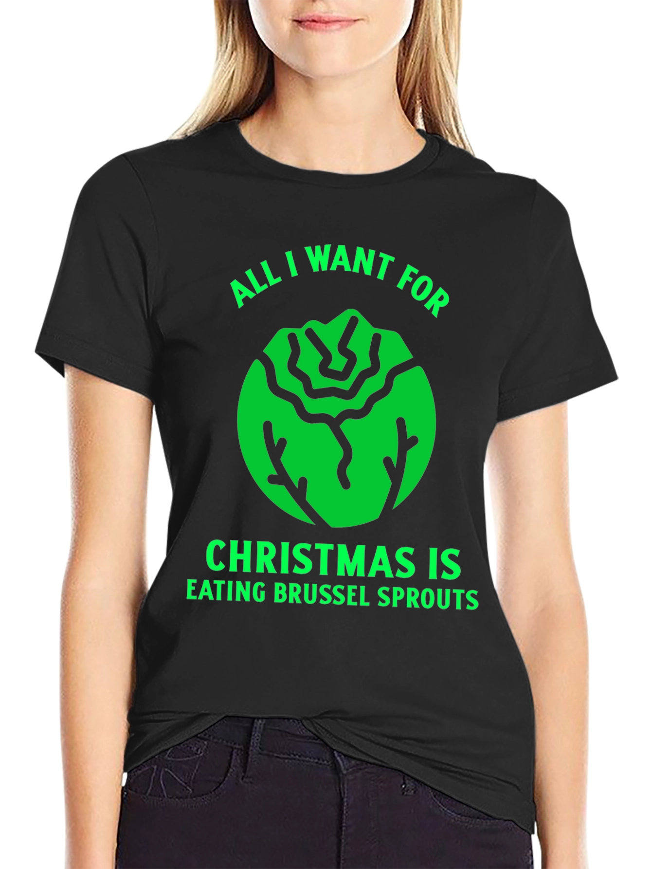Funny Christmas Brussel Sprout T-Shirt