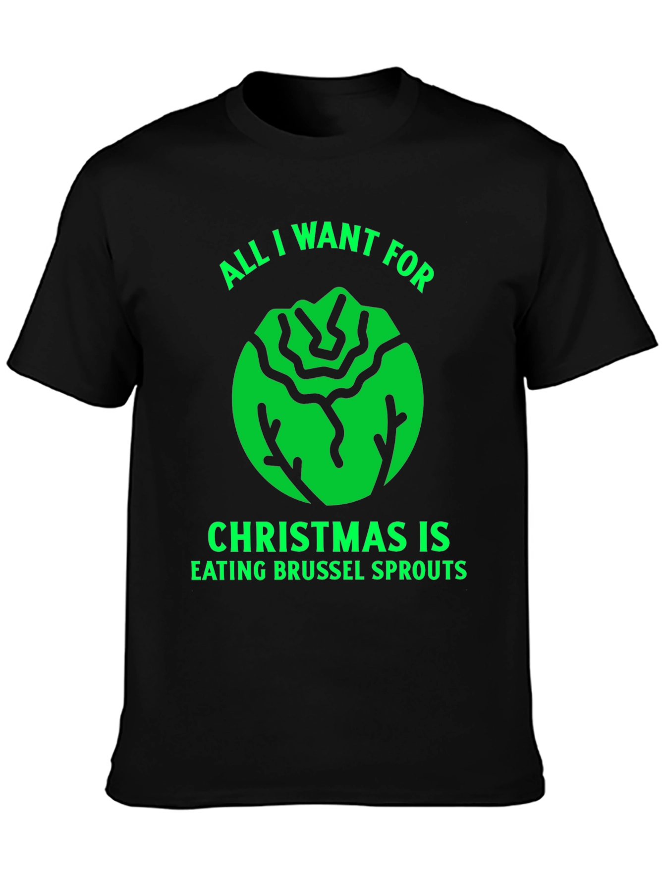 Funny Christmas Brussel Sprout T-Shirt