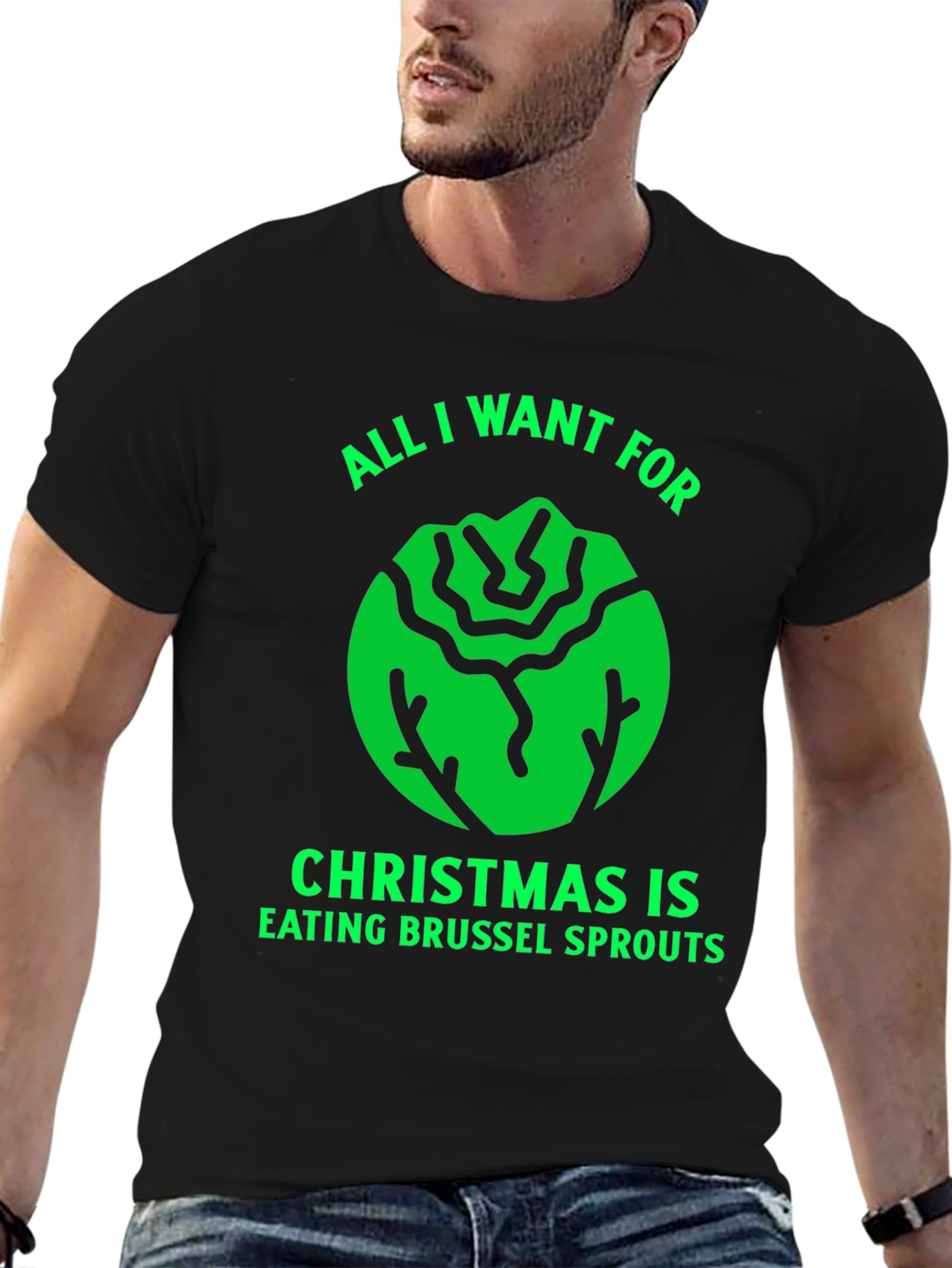 Funny Christmas Brussel Sprout T-Shirt