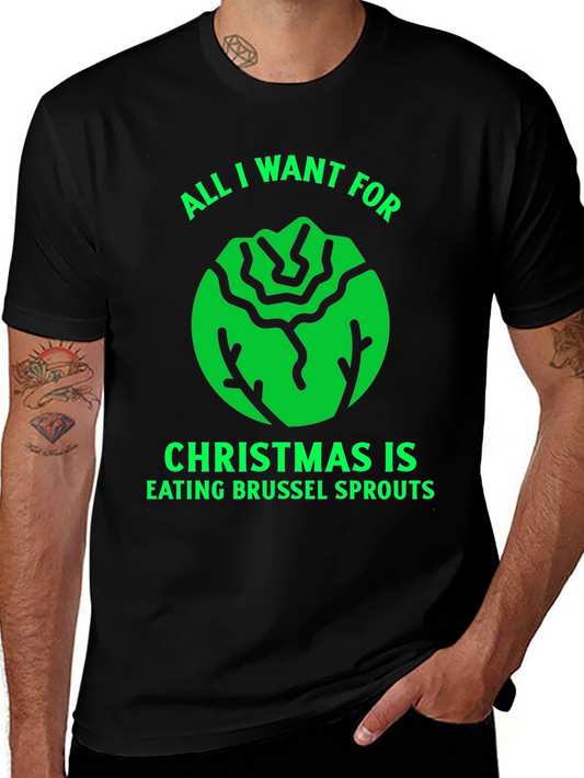Funny Christmas Brussel Sprout T-Shirt