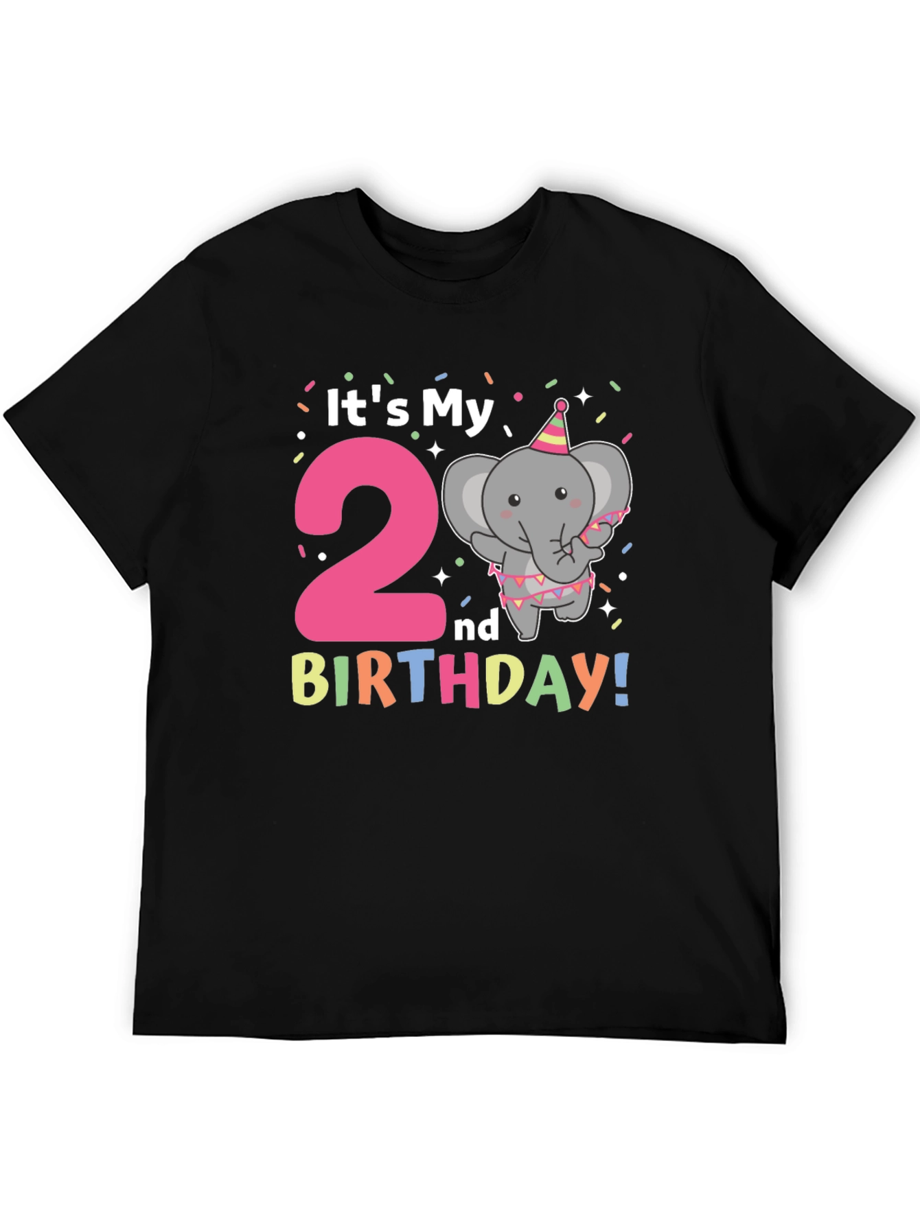 Its My 2nd Birthday Elephant T-Shirt