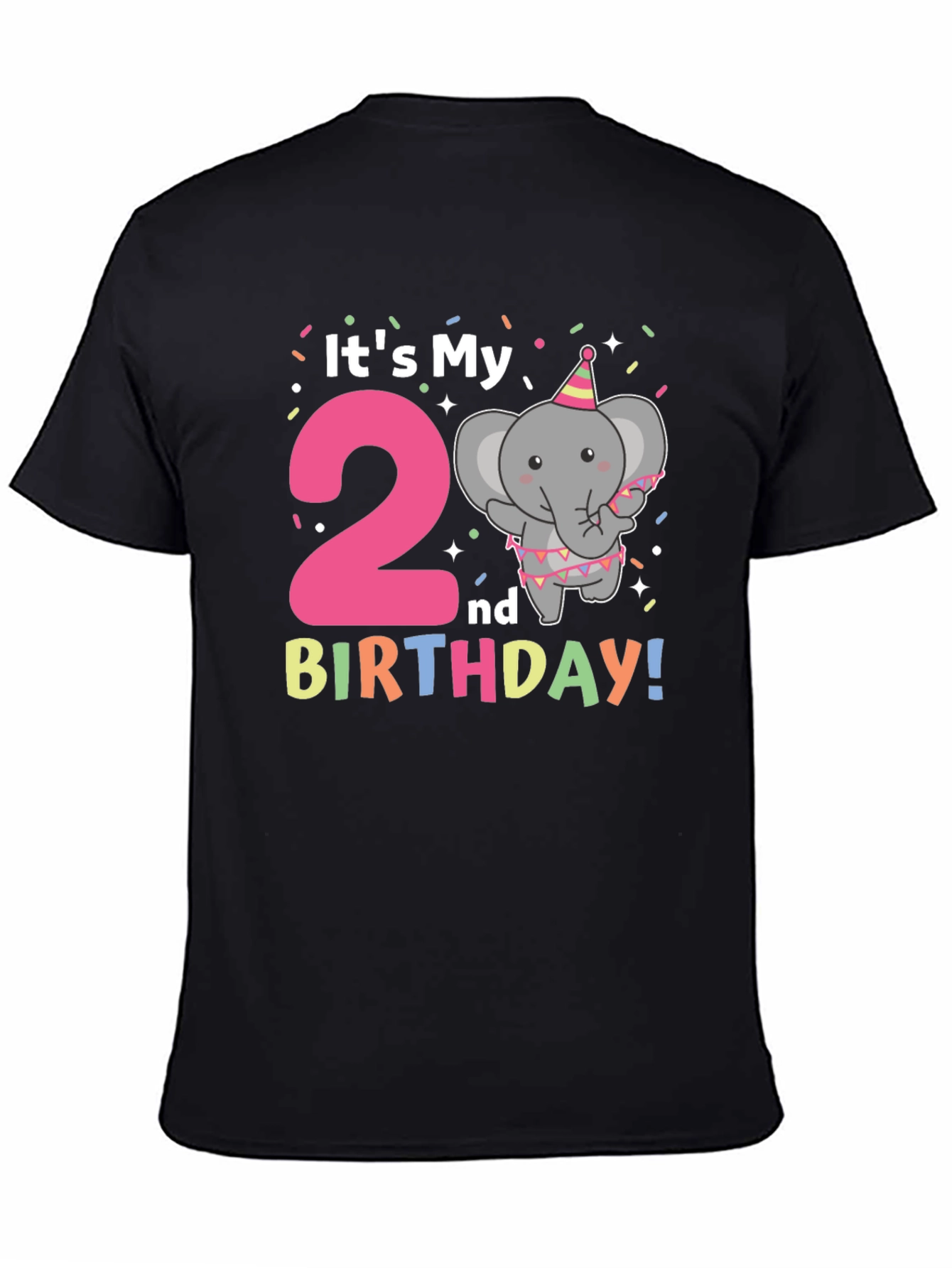 Its My 2nd Birthday Elephant T-Shirt