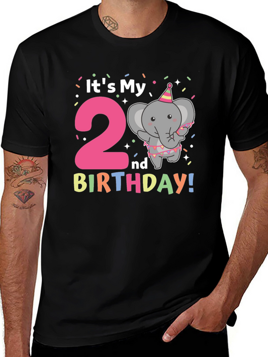 Its My 2nd Birthday Elephant T-Shirt