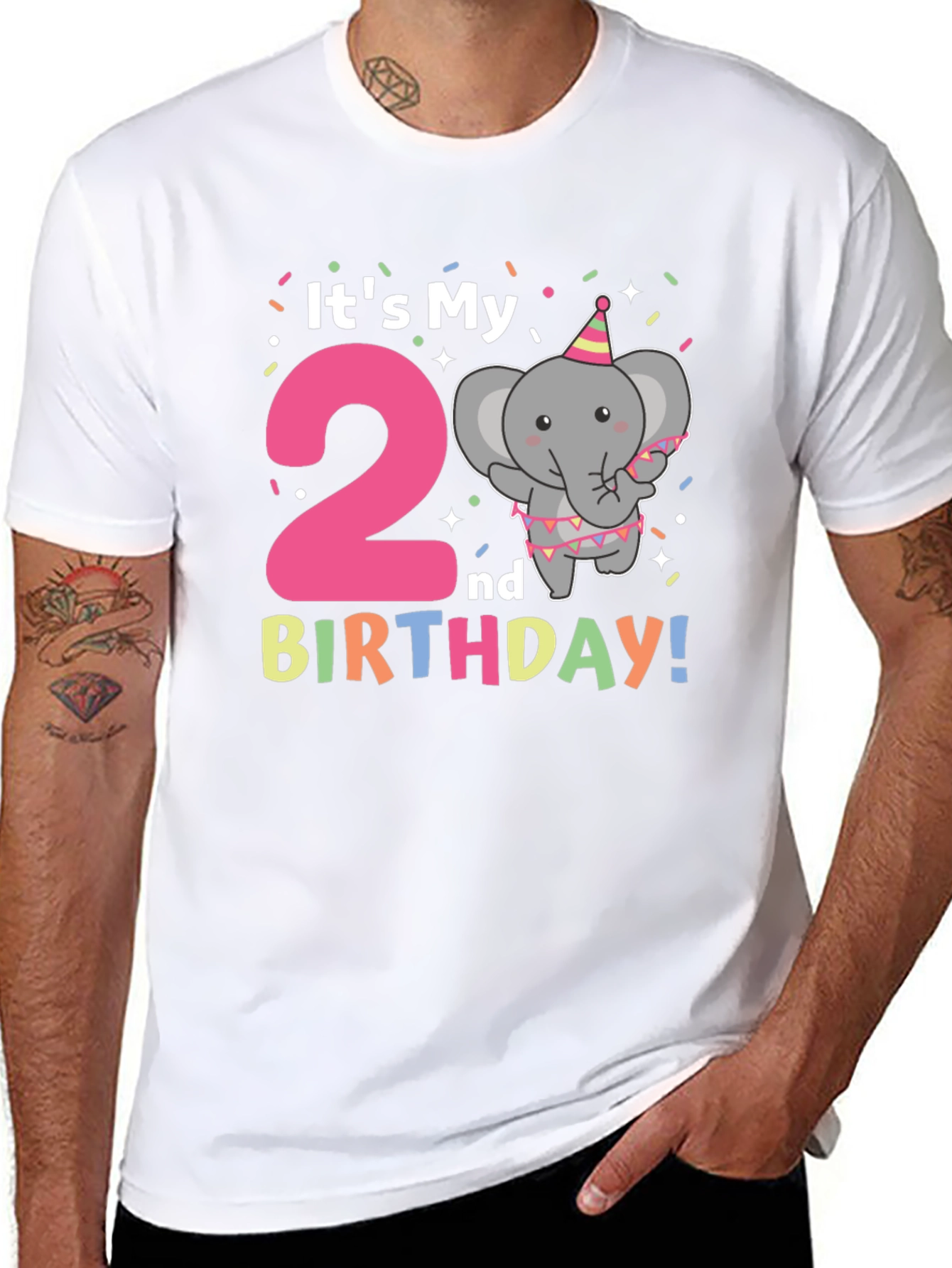 Its My 2nd Birthday Elephant T-Shirt