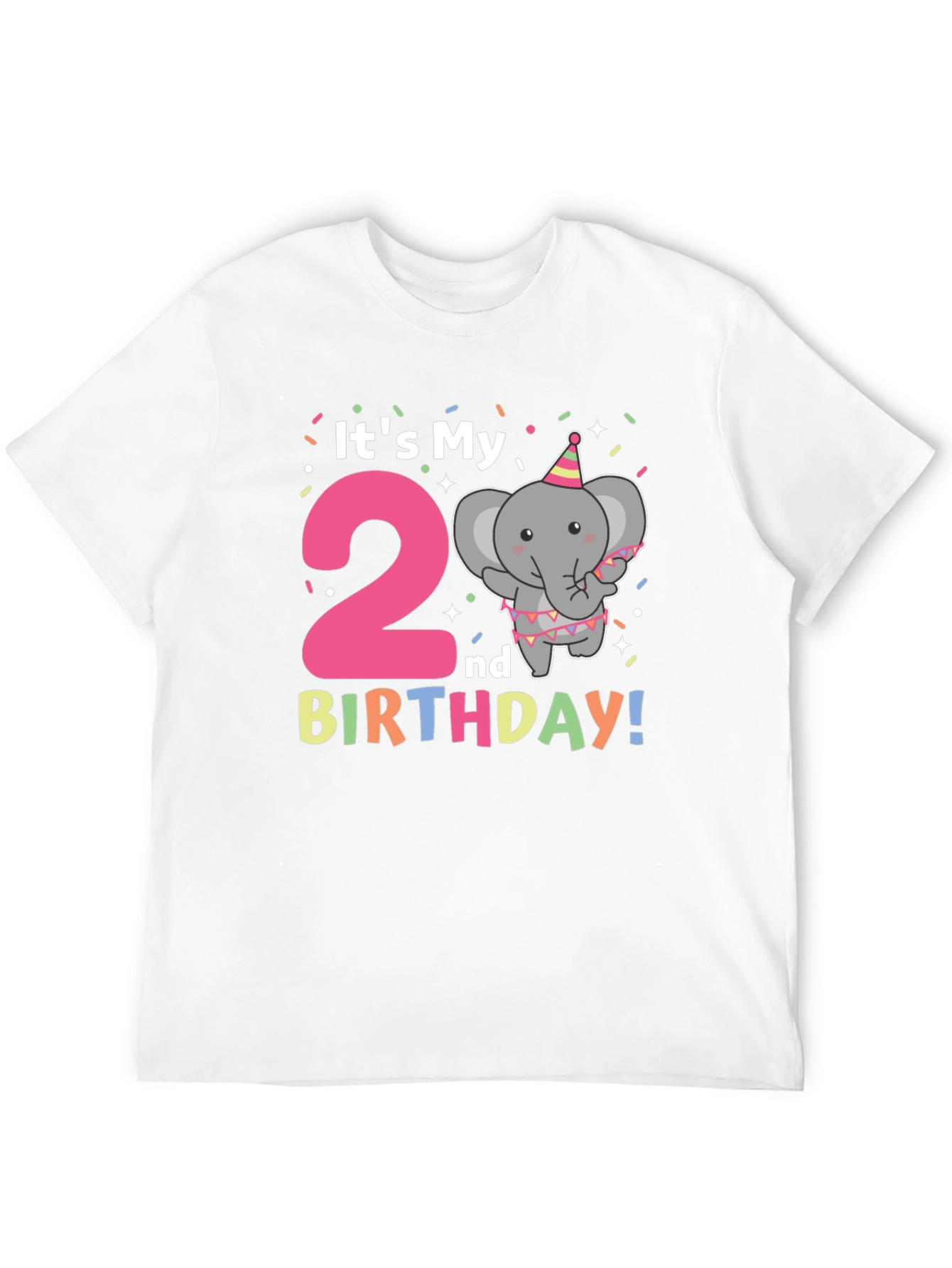 Its My 2nd Birthday Elephant T-Shirt