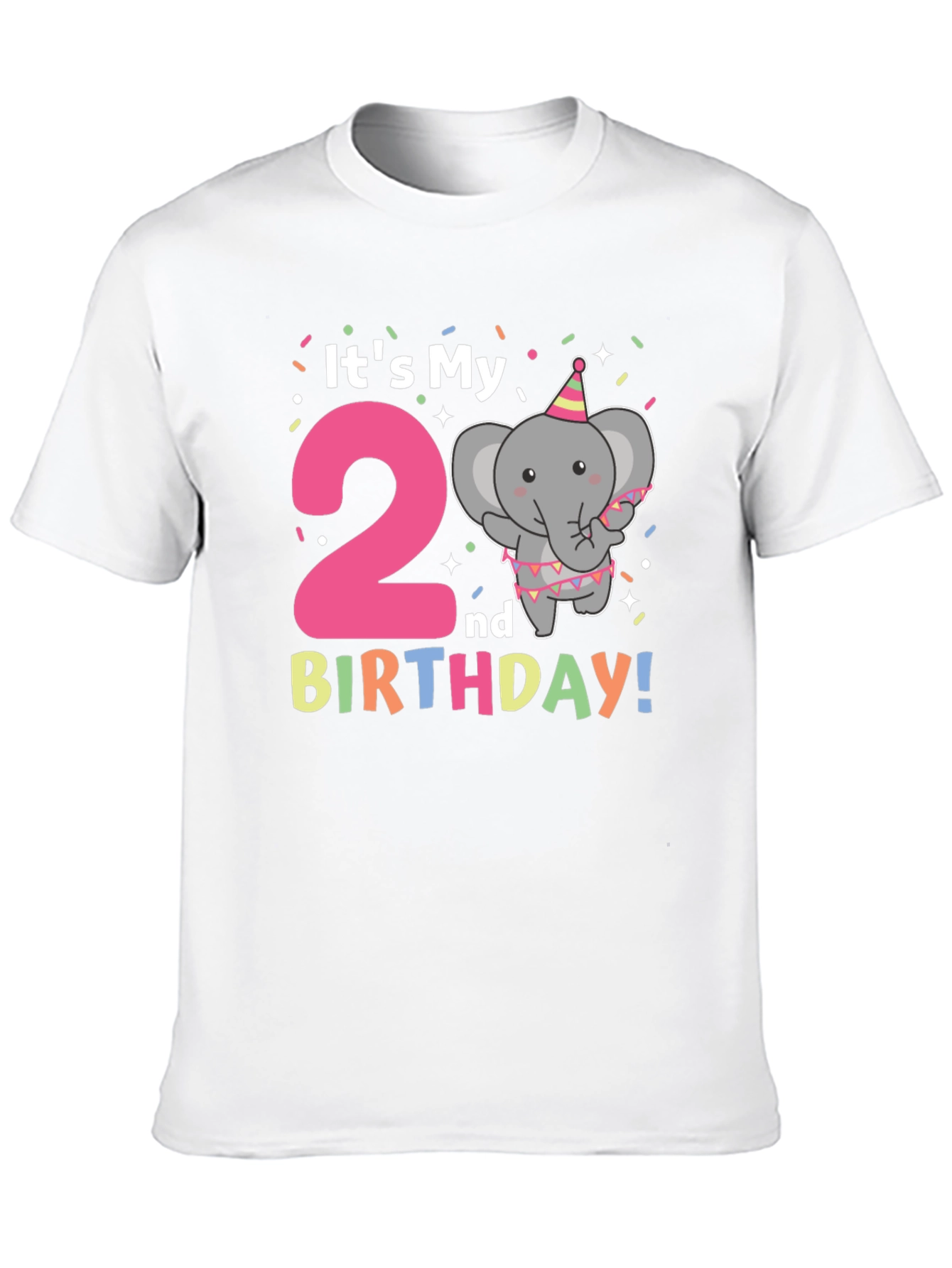 Its My 2nd Birthday Elephant T-Shirt