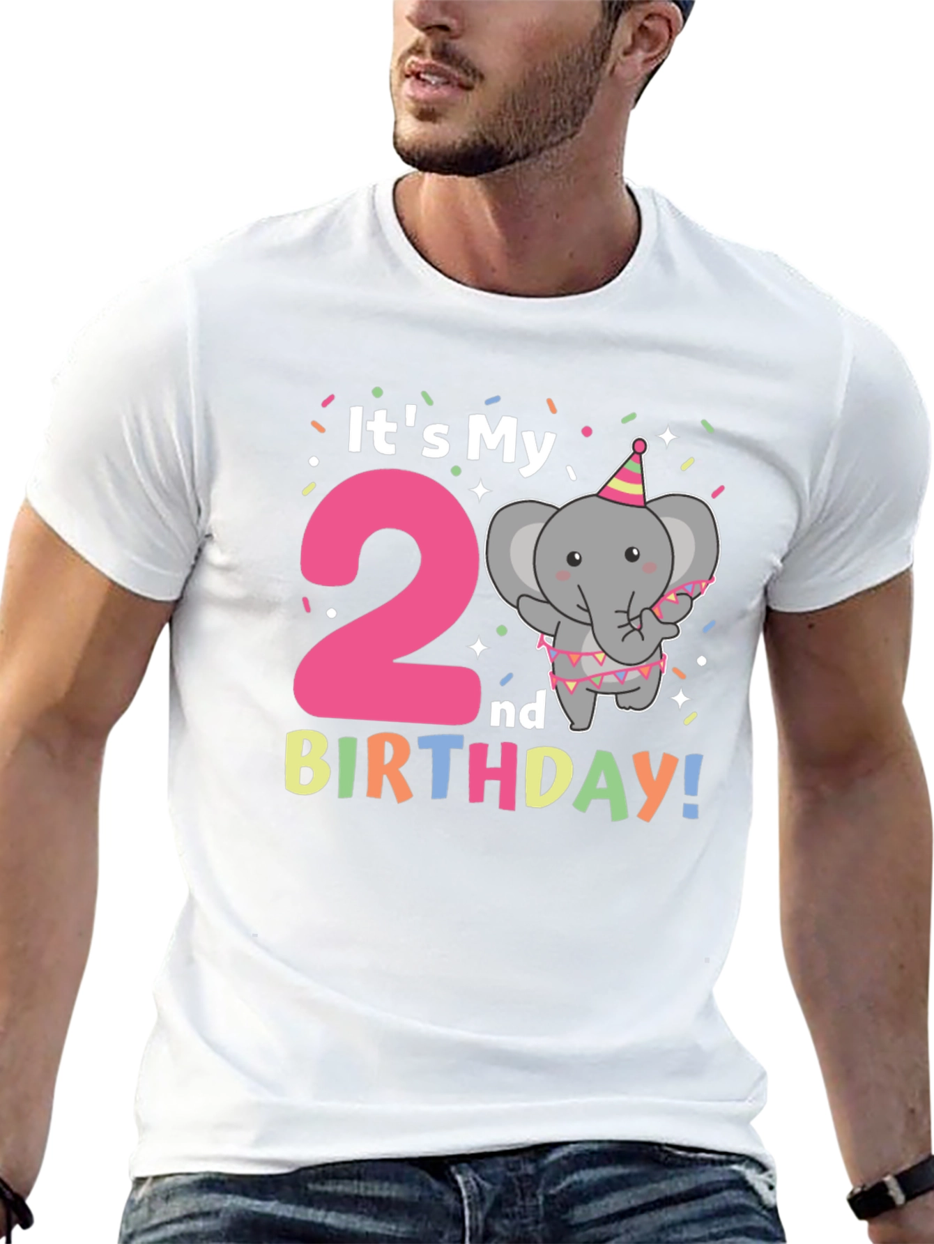 Its My 2nd Birthday Elephant T-Shirt