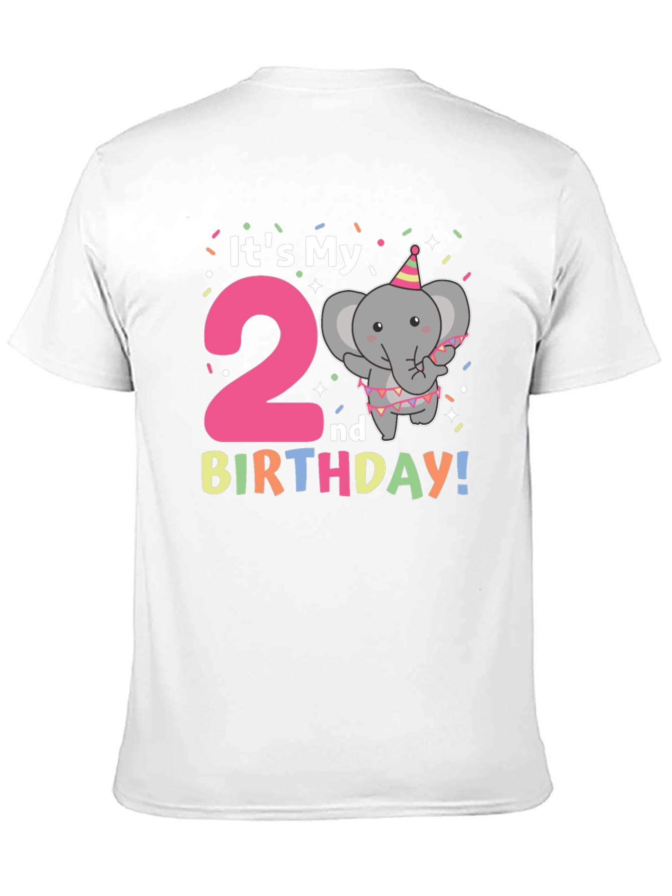 Its My 2nd Birthday Elephant T-Shirt