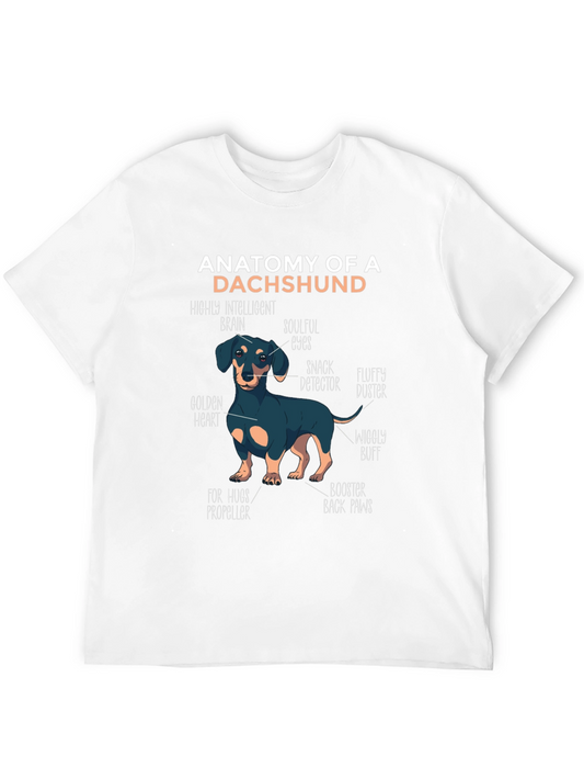 Anatomy of a Dachshund Funny Dog T-Shirt