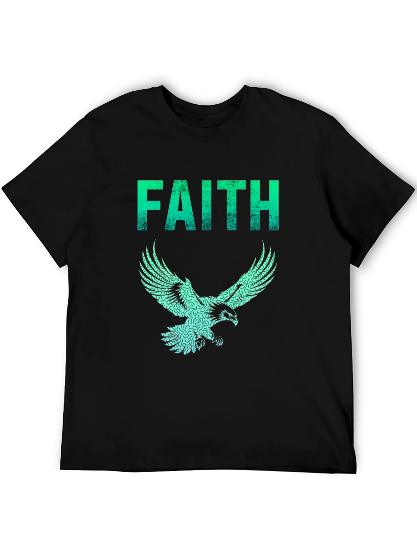 Faith Eagle Graphic Tee - Mens Black T-Shirt
