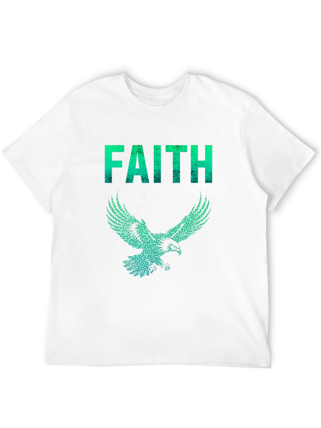 Faith Eagle Graphic Tee - Mens Black T-Shirt