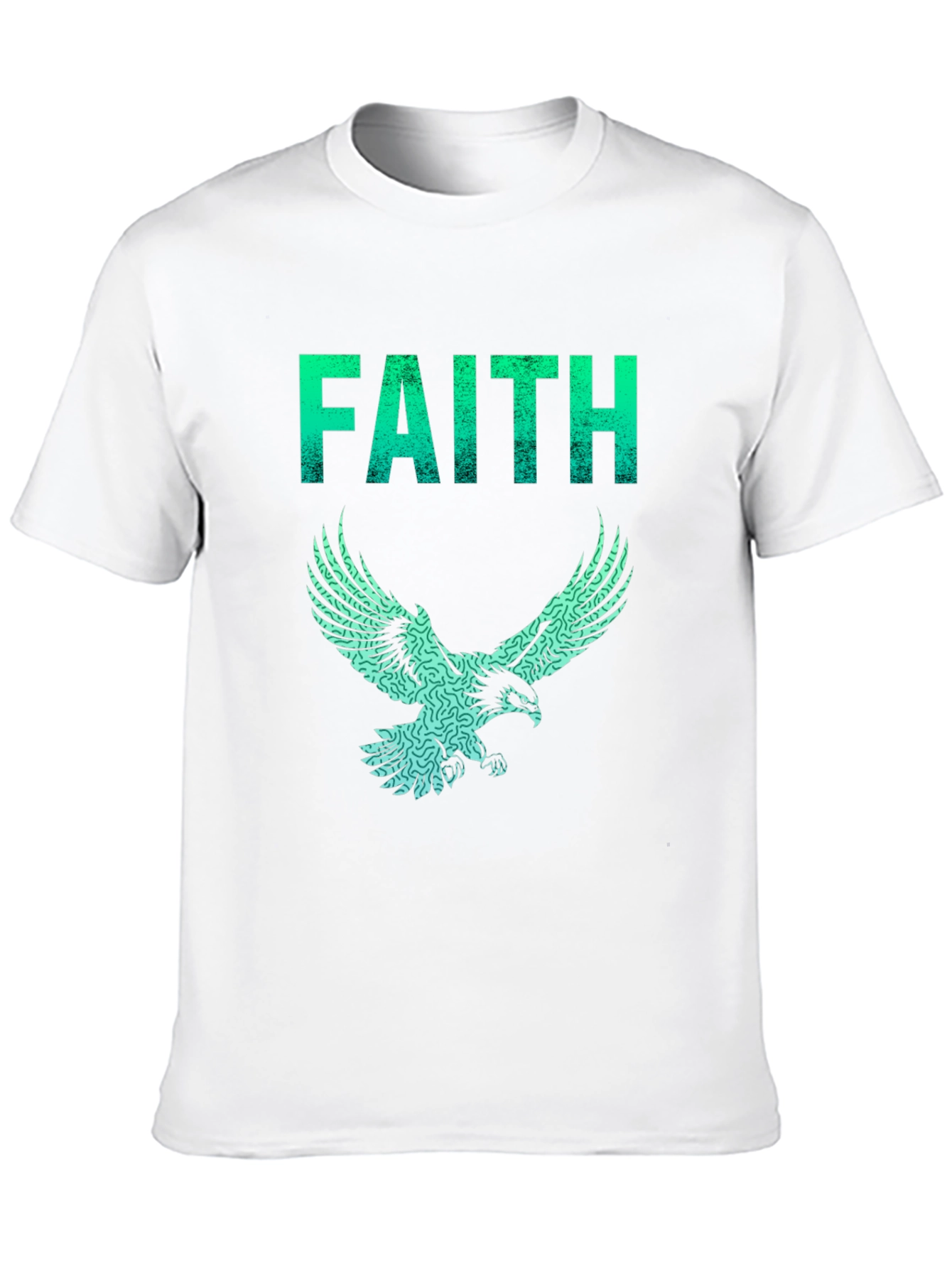 Faith Eagle Graphic Tee - Mens Black T-Shirt