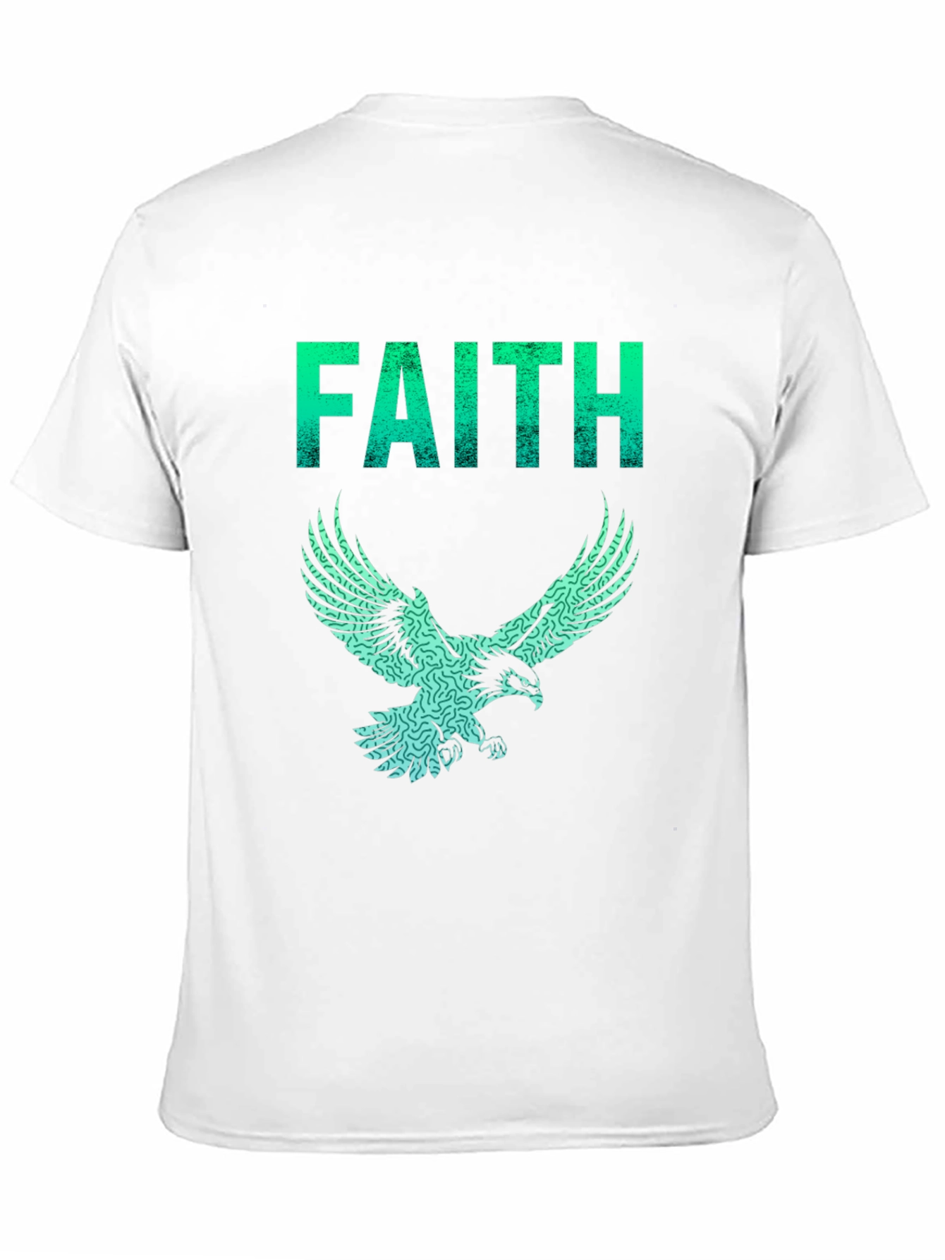 Faith Eagle Graphic Tee - Mens Black T-Shirt