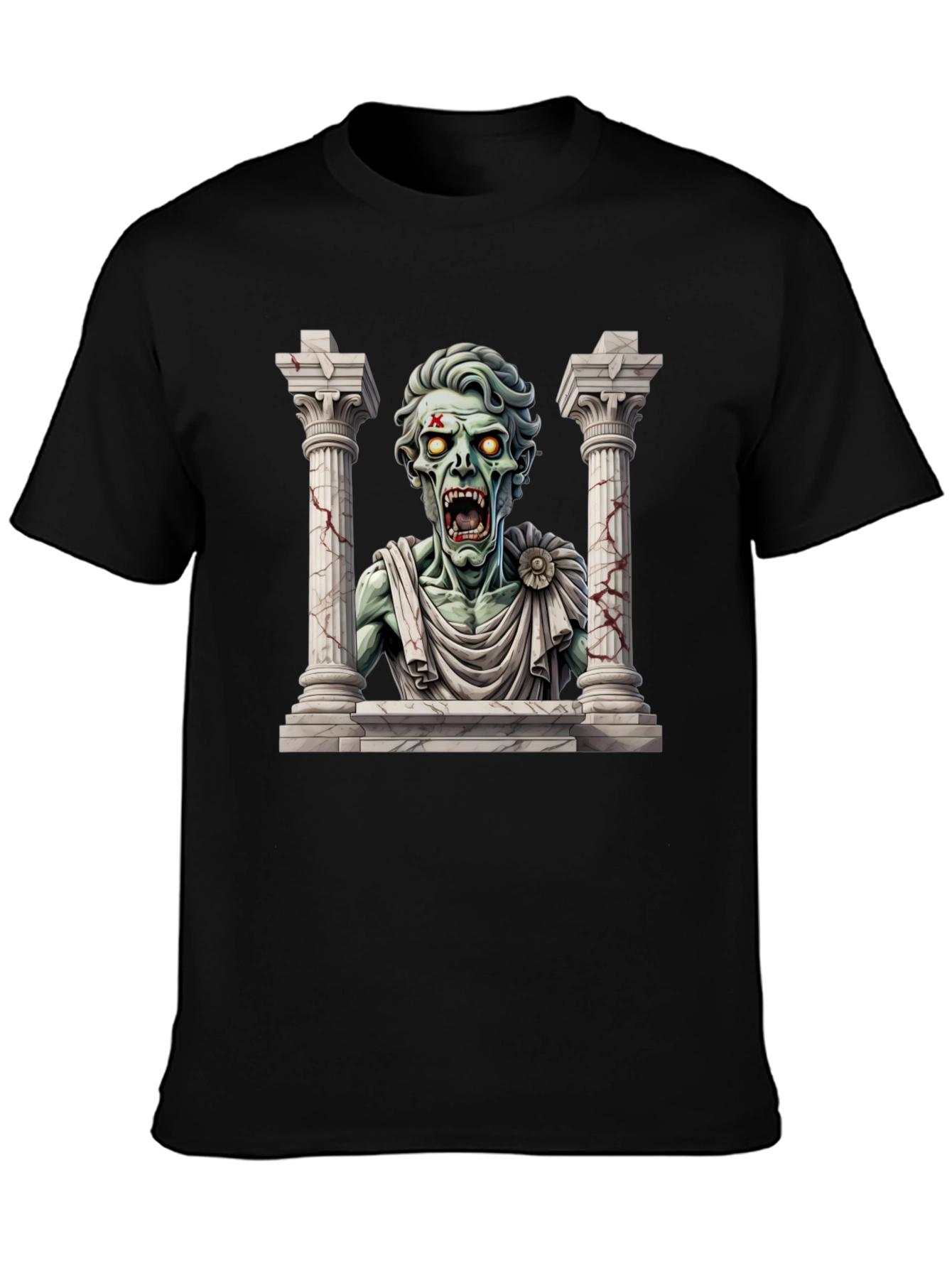 Zombie Caesar T-Shirt - Classic Undead Style