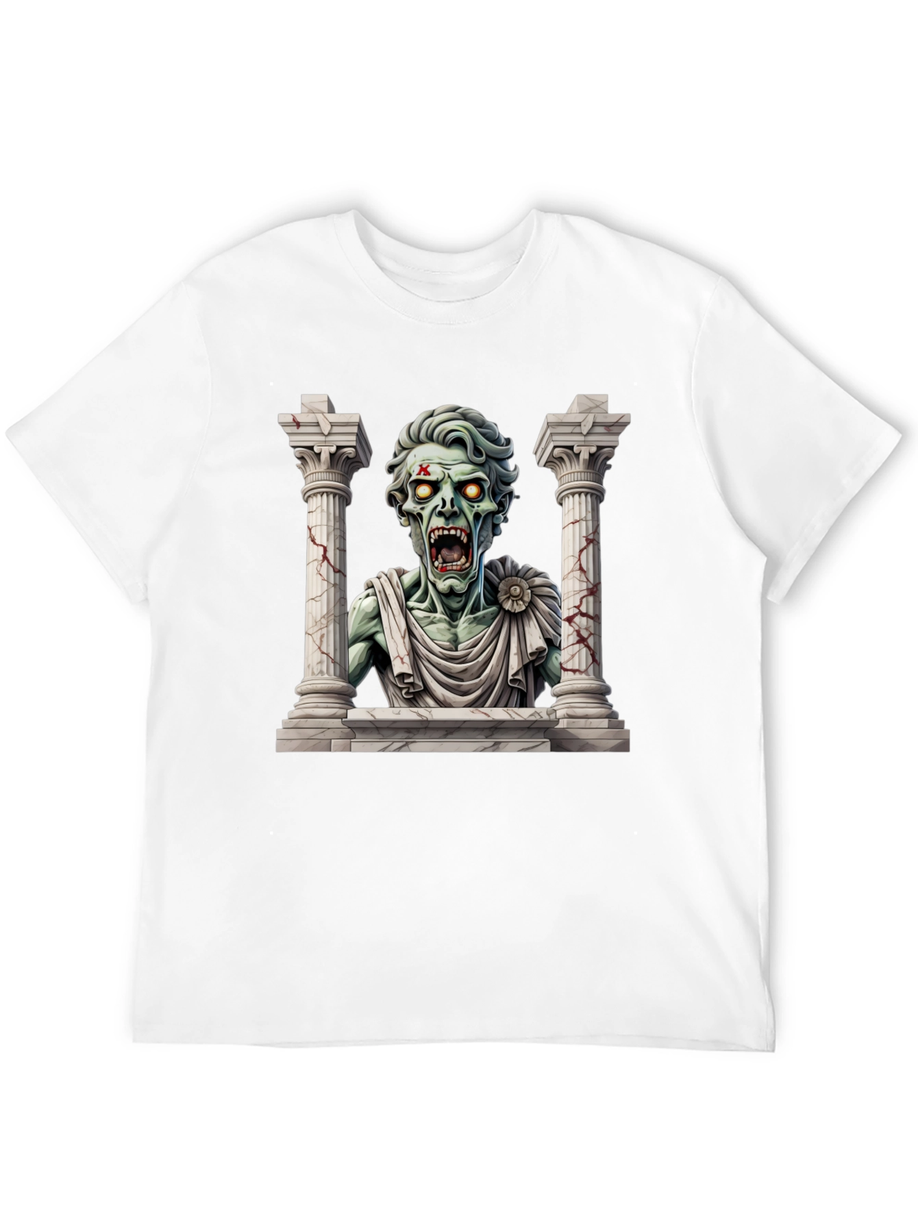 Zombie Caesar T-Shirt - Classic Undead Style