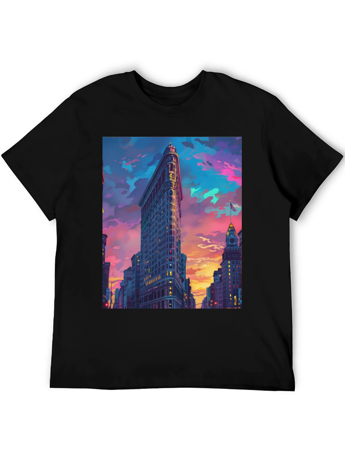 Flatiron Building T-Shirt - Urban Cityscape Tee