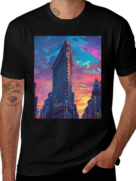 Flatiron Building T-Shirt - Urban Cityscape Tee