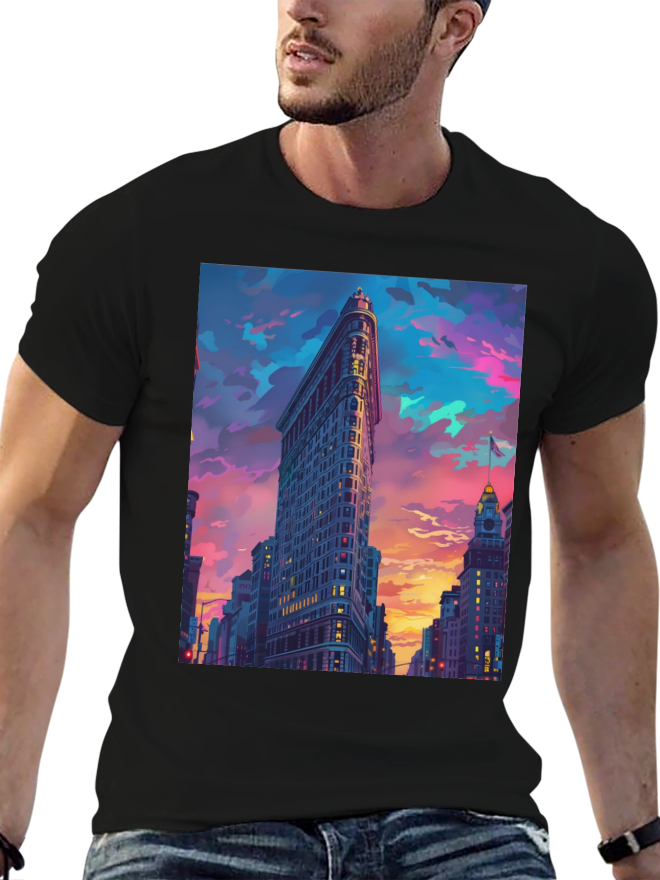 Flatiron Building T-Shirt - Urban Cityscape Tee
