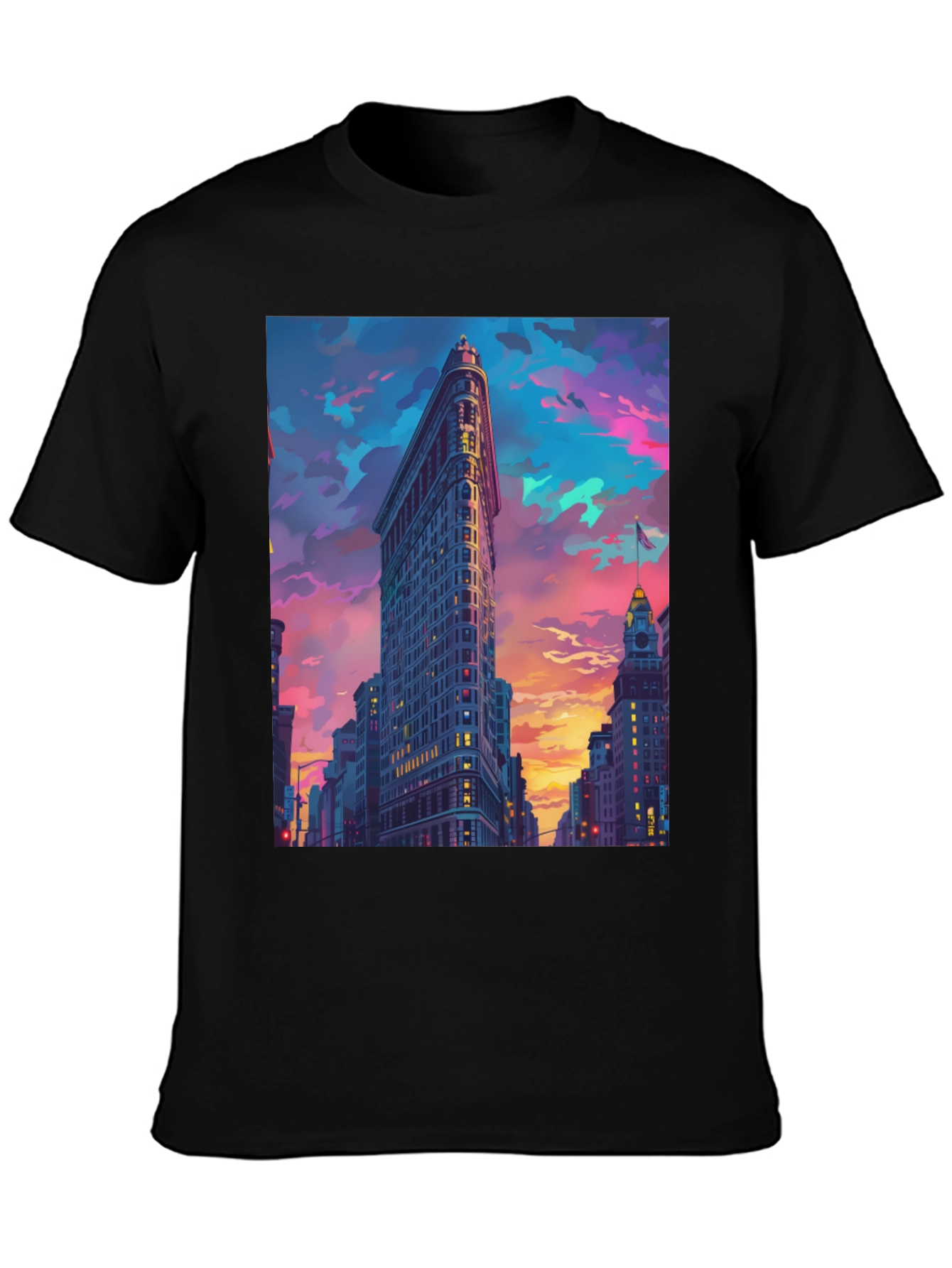 Flatiron Building T-Shirt - Urban Cityscape Tee