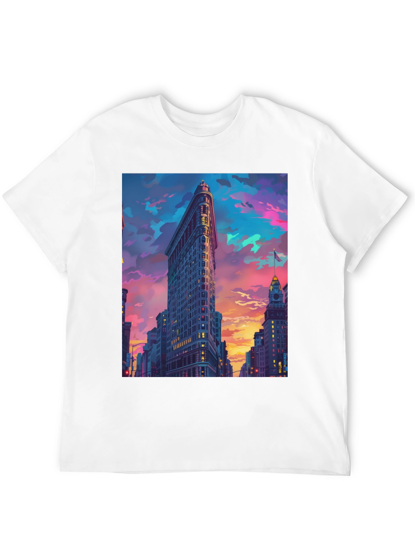 Flatiron Building T-Shirt - Urban Cityscape Tee