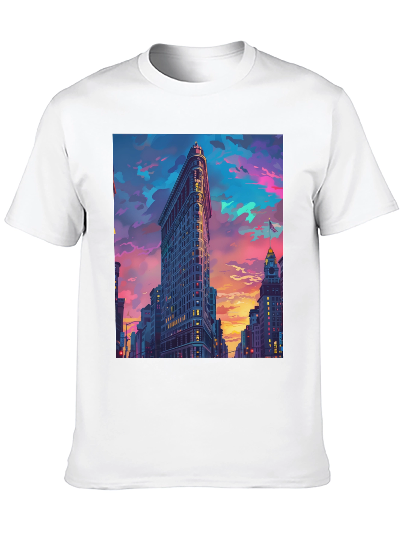 Flatiron Building T-Shirt - Urban Cityscape Tee
