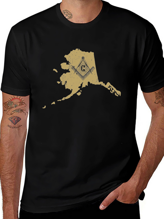 Alaska Masonic Black T-Shirt
