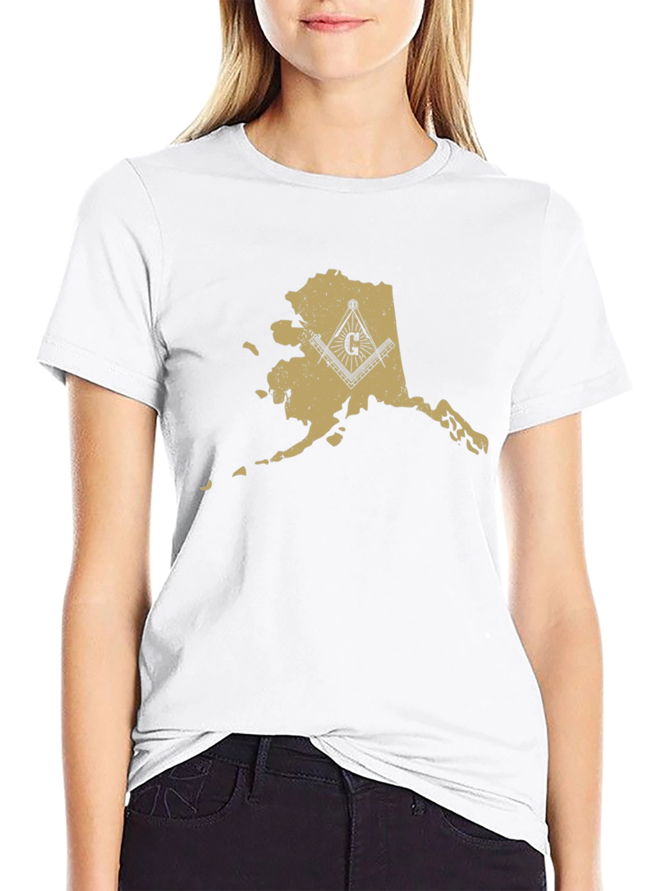 Alaska Masonic Black T-Shirt