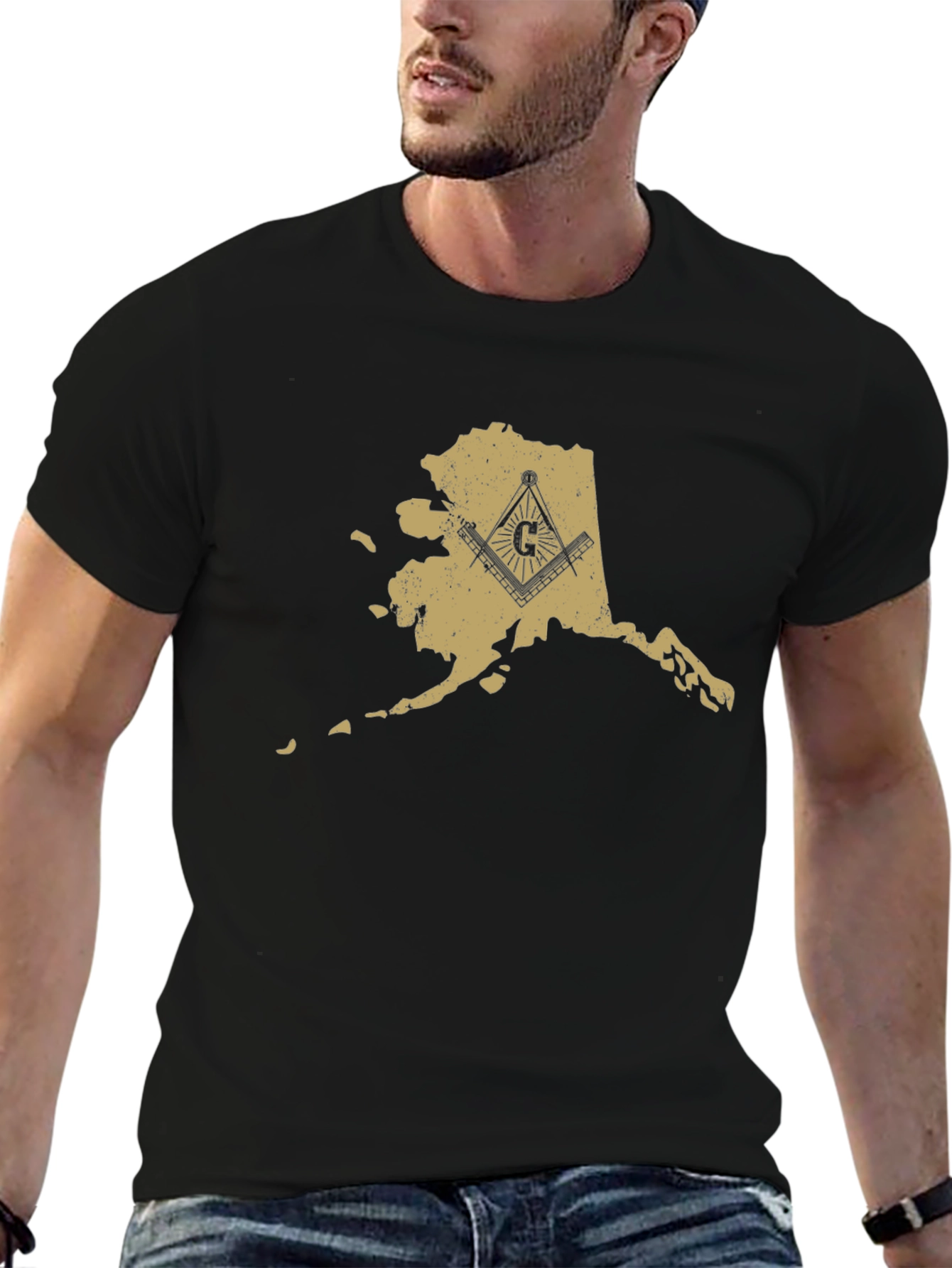 Alaska Masonic Black T-Shirt