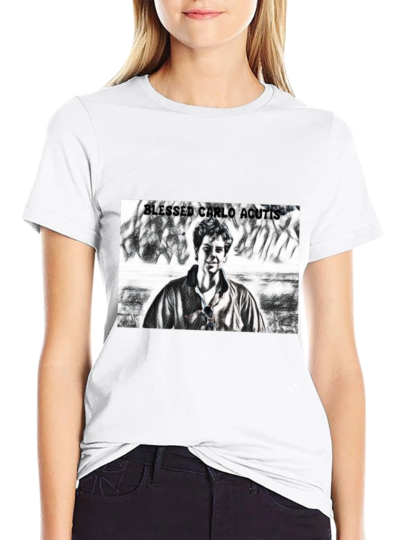 Blessed Carlo Acutis Graphic T-Shirt
