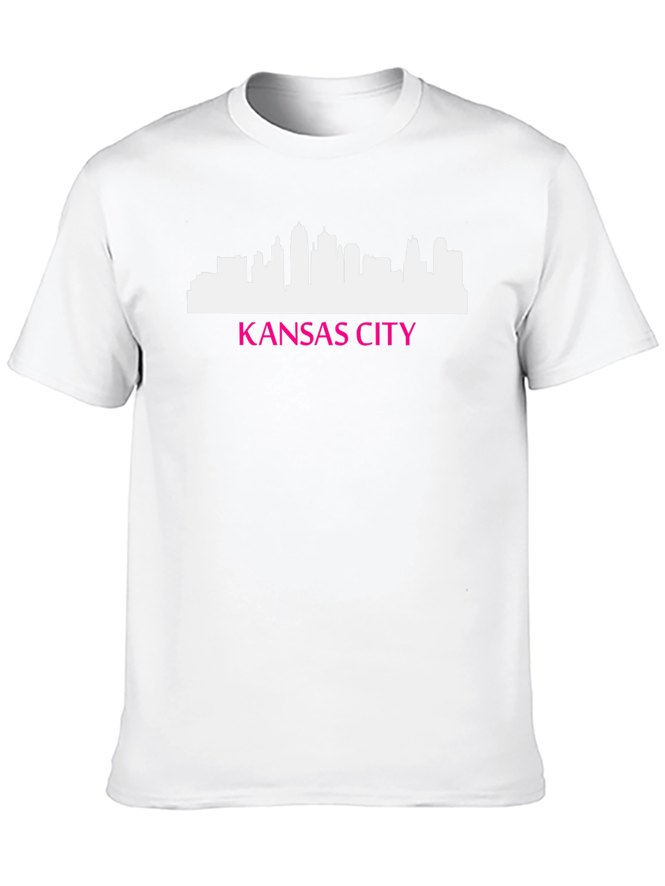 Kansas City Skyline Graphic Tee - Mens Black T-Shirt