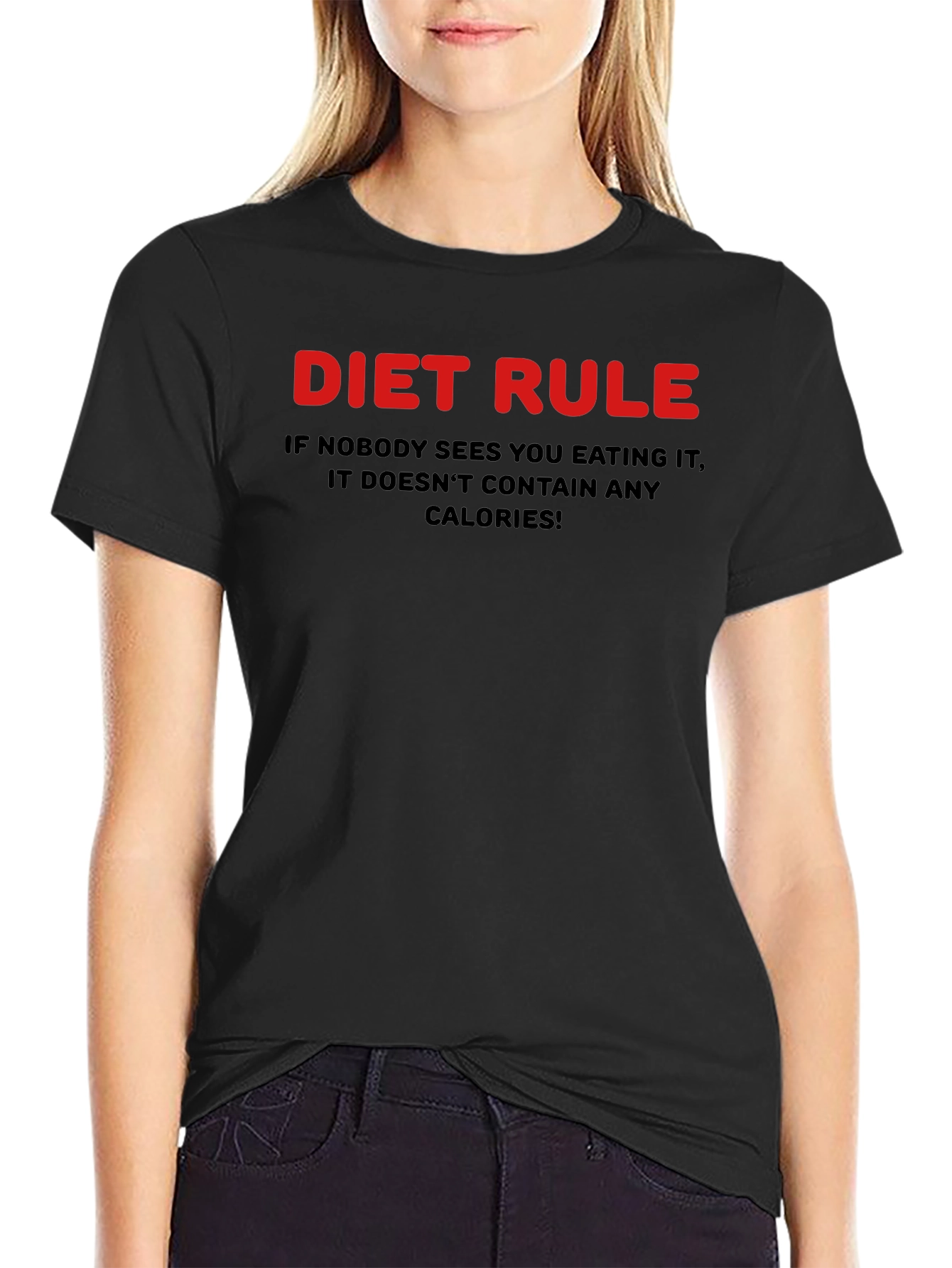 Diet Rule Humor Graphic T-Shirt
