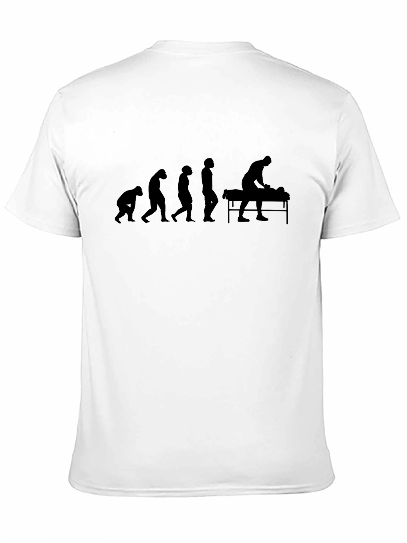 Massage Evolution T-Shirt - Black Graphic Tee