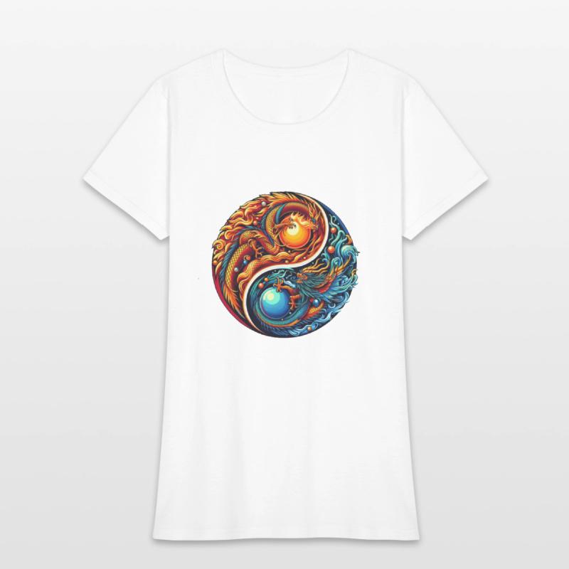 Yin Yang Dragon Artwork