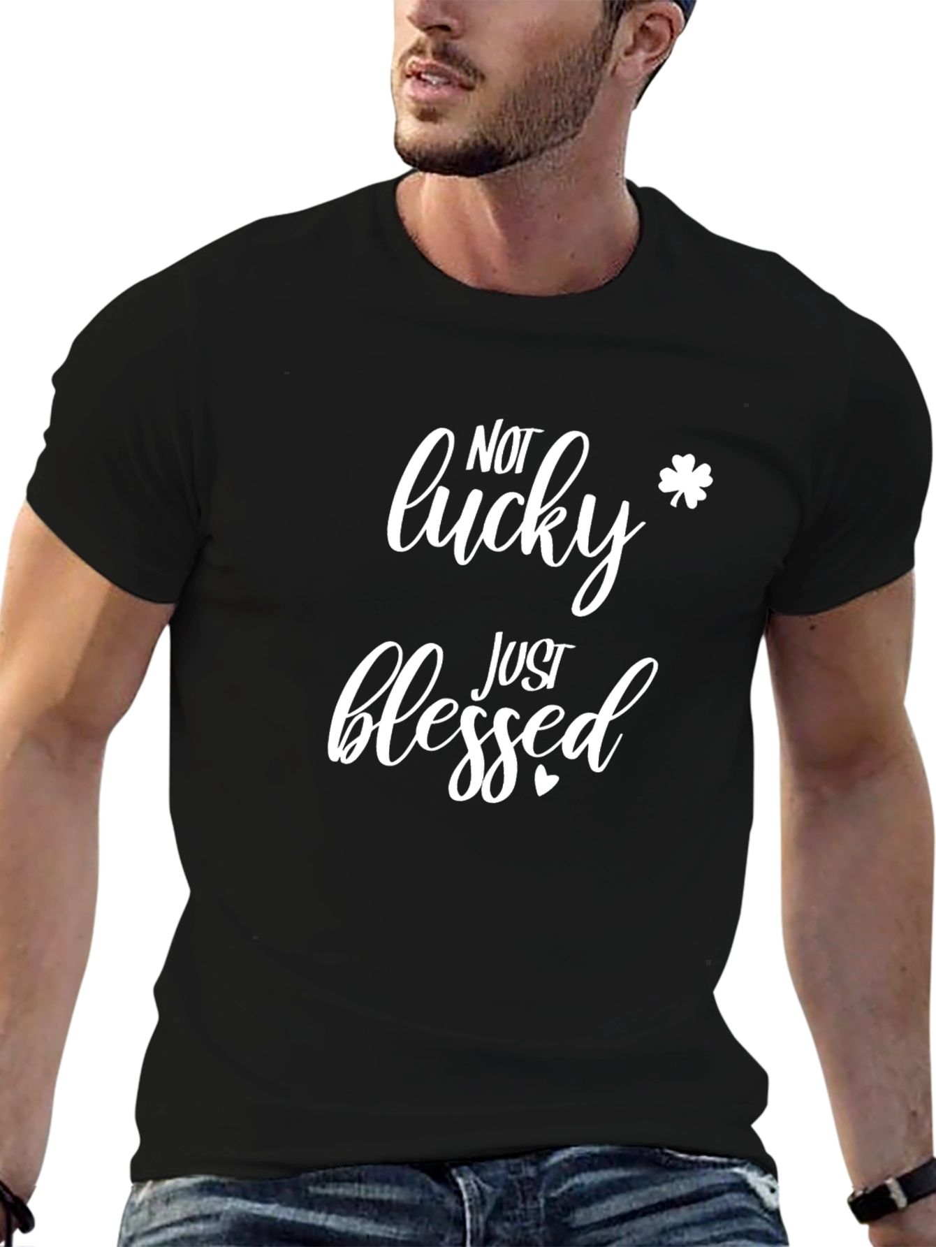 Not Lucky Just Blessed Graphic Tee