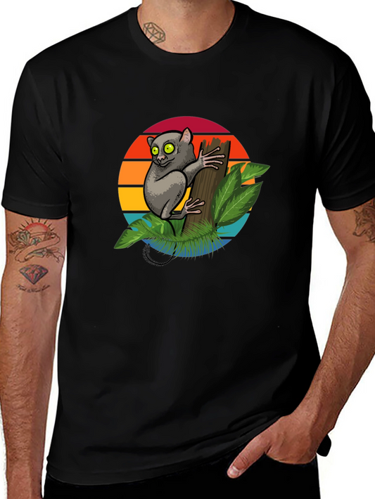 Tarsier Graphic Tee - Sunset Design