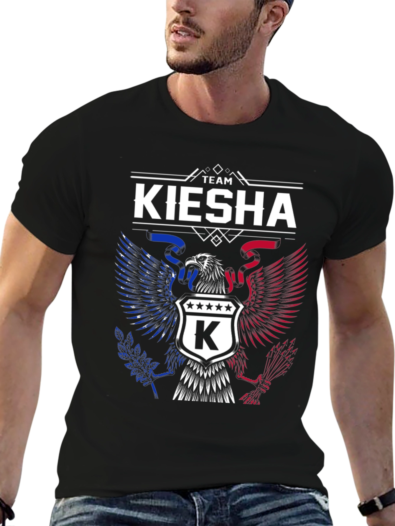 Team Kiesha Eagle Crest Graphic Tee