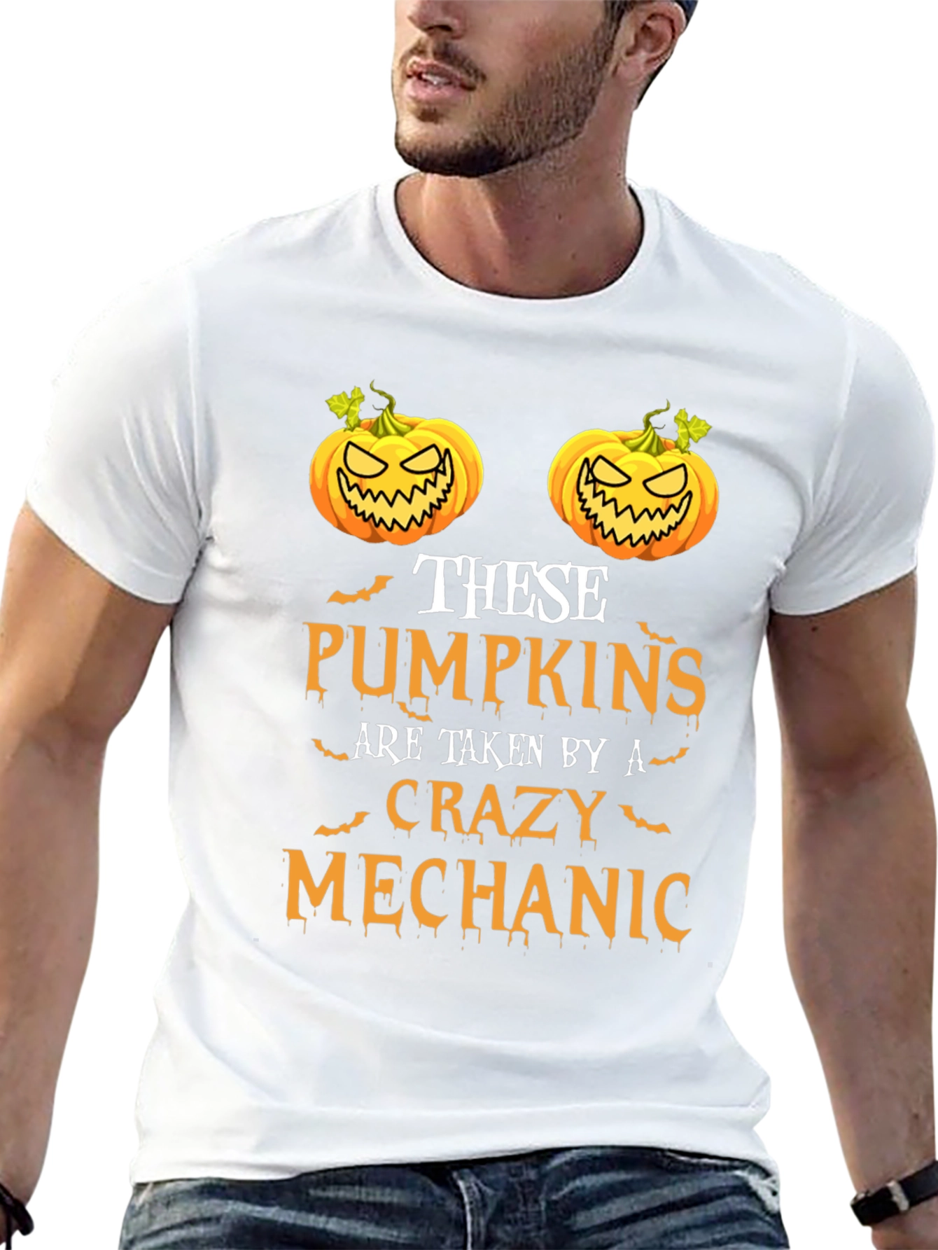 Crazy Mechanic Halloween T-Shirt