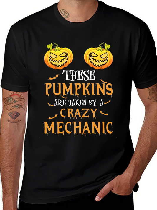 Crazy Mechanic Halloween T-Shirt