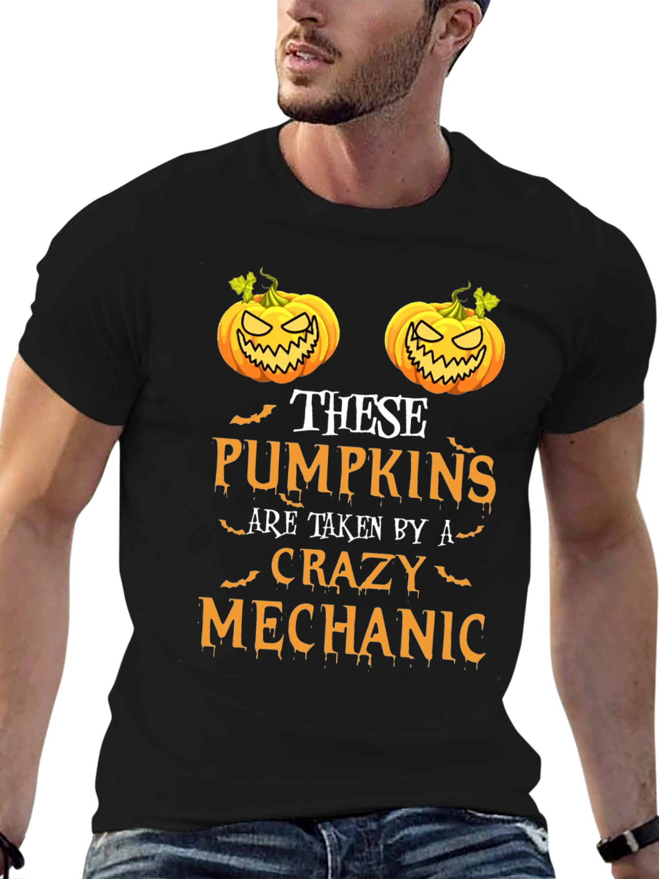 Crazy Mechanic Halloween T-Shirt