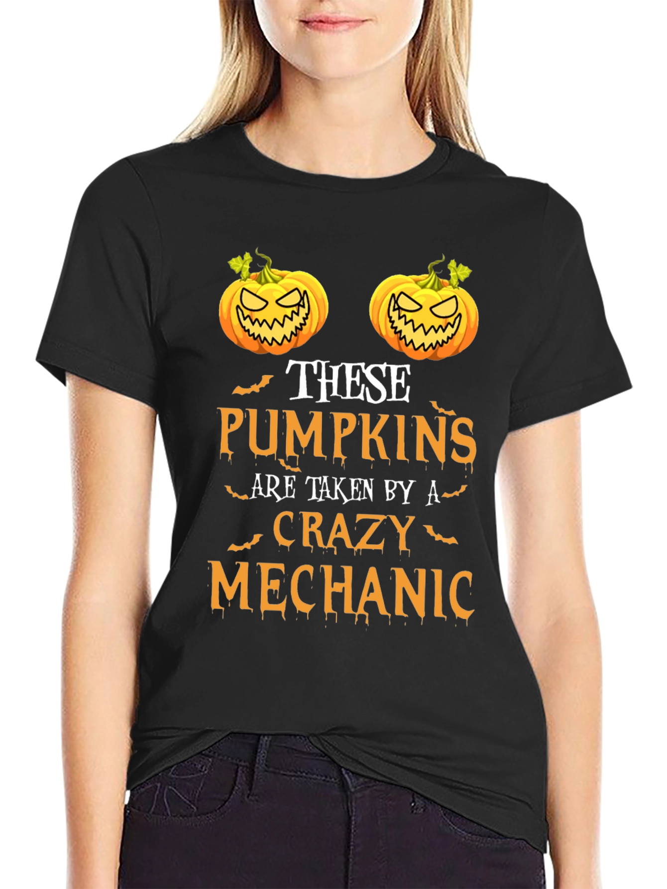 Crazy Mechanic Halloween T-Shirt