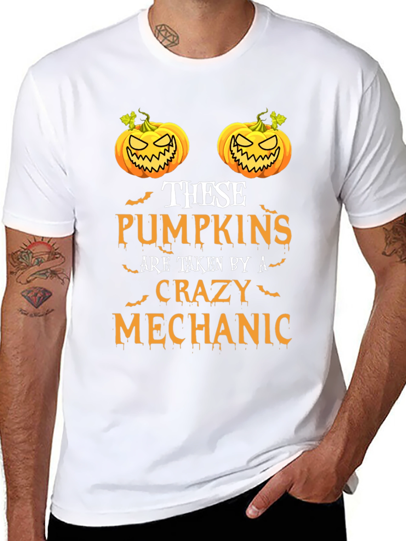 Crazy Mechanic Halloween T-Shirt