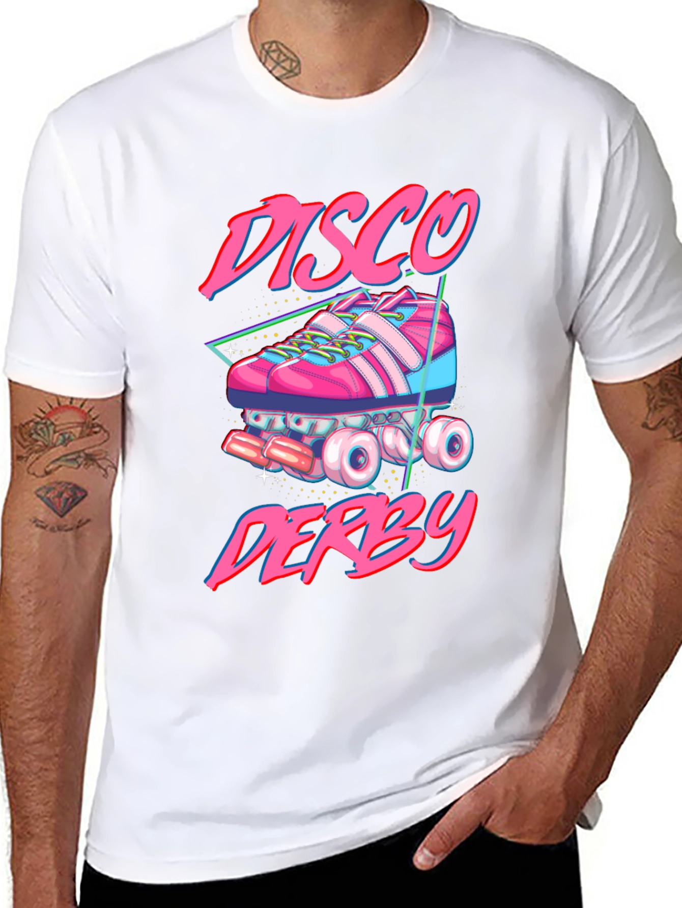 Disco Derby Roller Skate Graphic Tee