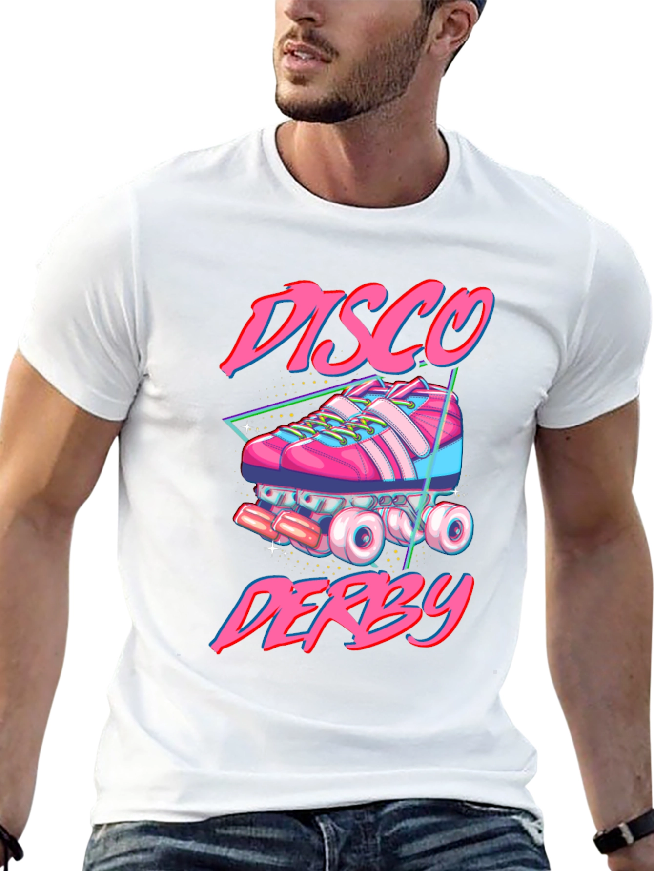 Disco Derby Roller Skate Graphic Tee